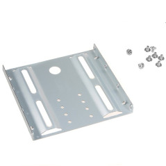 Maclean MC-655 Réduction Adaptateur HDD / SSD Rail 3,5" à 2,5" métal