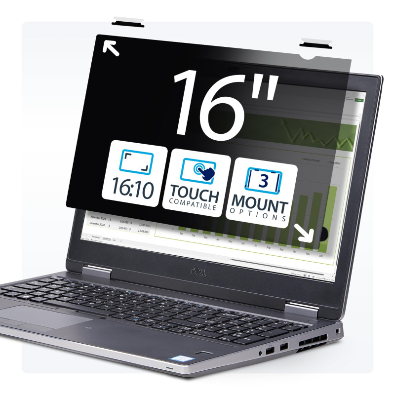 StarTech.com Filtre de Confidentialité Tactile de 16" 16:10, Écran de Confidentialité/Filtre Antireflet, Protecteur d'Écran d'Or StarTech.com Filtre de Confidentialité Tactile de 16" 16:10, Écran de Confidentialité/Filtre Antireflet, Protecteur d'Écran d'Or