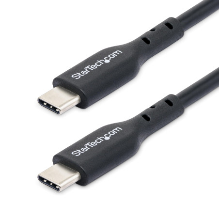 StarTech.com Chargeur USB-C de 1m, Câble USB-C, Cordon de Recharge USB 2.0 Type-C pour Ordinateur Portable, Câble de Chargement,