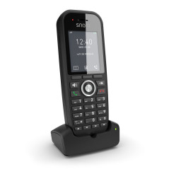 Snom M30 Combiné TéLéPhone Portable Et TéLéPhone Fixe sans Fil IP-DECT avec Grand ÉCran Couleur, Qualité Audio Cristallin