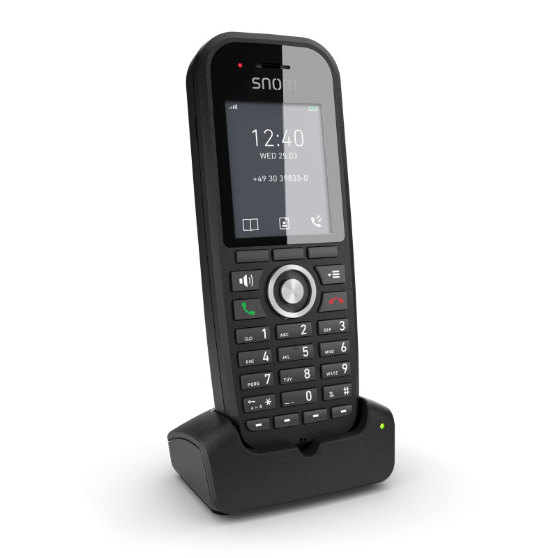Snom M30 Combiné TéLéPhone Portable Et TéLéPhone Fixe sans Fil IP-DECT avec Grand ÉCran Couleur, Qualité Audio Cristallin Snom M30 Combiné TéLéPhone Portable Et TéLéPhone Fixe sans Fil IP-DECT avec Grand ÉCran Couleur, Qualité Audio Cristallin