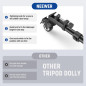 NEEWER Dolly Trépied Robuste Professionnel Photographique avec Roulette en Caoutchouc et Monture Réglable pour Nikon Sony DSLR C NEEWER Dolly Trépied Robuste Professionnel Photographique avec Roulette en Caoutchouc et Monture Réglable pour Nikon Sony DSLR C