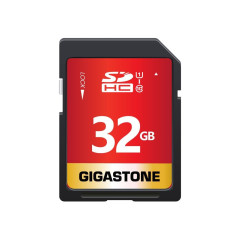 Gigastone Carte mémoire SDHC UHS-I U1 Classe 10 Haute Vitesse Full HD Vidéo Canon Nikon Sony Pentax Kodak Olympus Panasonic 32 G