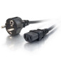 C2G Câble d'alimentation de 2M (IEC320C13 à CEE 7/7 Schuko) 6 pi Convient pour PC, Moniteurs, Appareils électroménagers. Cordon C2G Câble d'alimentation de 2M (IEC320C13 à CEE 7/7 Schuko) 6 pi Convient pour PC, Moniteurs, Appareils électroménagers. Cordon