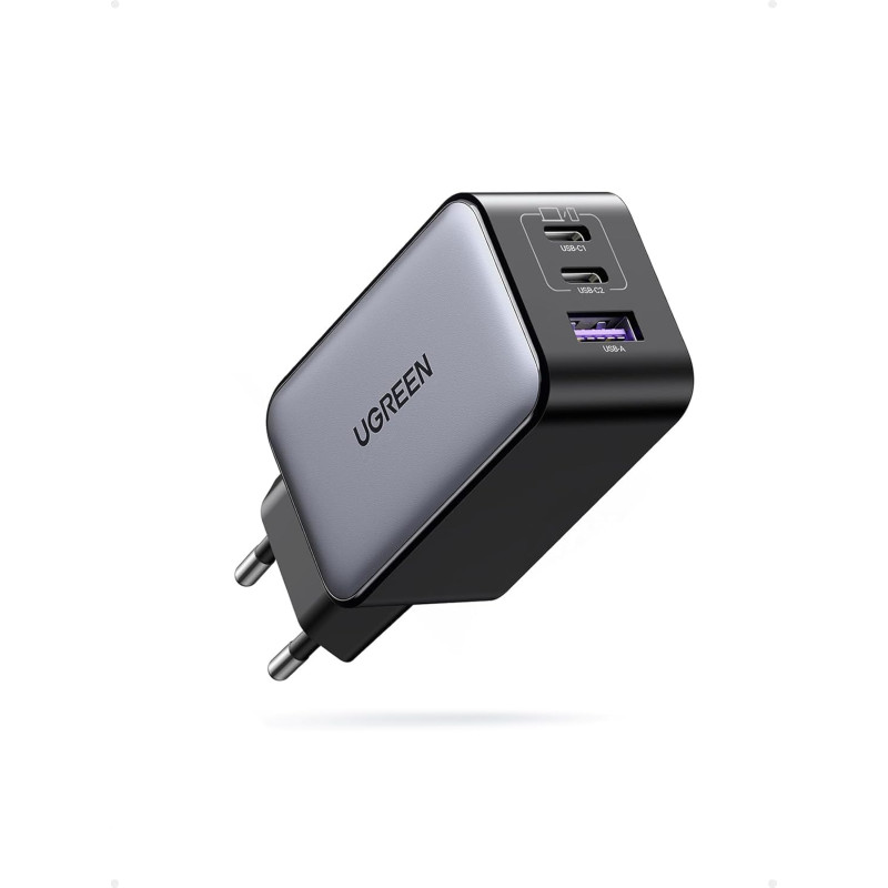 UGREEN Nexode 65W Chargeur USB C Rapide 3 Ports GaN Prise USB C Compatible avec iPhone 17 Pro Max Air 16 15 14 13 12 Galaxy S25 UGREEN Nexode 65W Chargeur USB C Rapide 3 Ports GaN Prise USB C Compatible avec iPhone 17 Pro Max Air 16 15 14 13 12 Galaxy S25