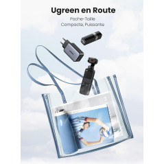 UGREEN Nexode 65W Chargeur USB C Rapide 3 Ports GaN Prise USB C Compatible avec iPhone 17 Pro Max Air 16 15 14 13 12 Galaxy S25
