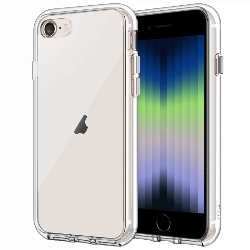 JETech Coque pour iPhone SE 2022/2020 (3e/2e Génération), 4,7 Pouces, Anti-Jaunissement Etui de Protection Transparente Antichoc JETech Coque pour iPhone SE 2022/2020 (3e/2e Génération), 4,7 Pouces, Anti-Jaunissement Etui de Protection Transparente Antichoc