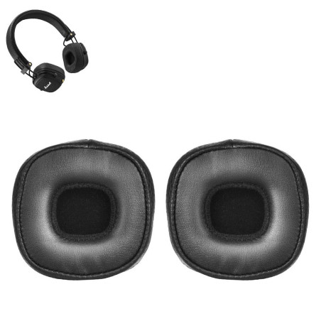 Major III Coussinets de rechange compatibles avec Marshall Major III 3 Casque supra-auriculaire Bluetooth filaire/sans fil (Noir