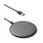 Anker Chargeur Induction PowerWave Pad 10W, Chargeur sans Fil Qi 10W Compatible Standard iPhone 5W pour iPhone 17/16/15 Plus Pro