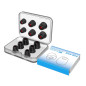 Remplacement Écouteurs Embouts, New bee Mousse Mémoire 12 pièces de Forme 4.5mm- 6.3mm pour Jaybird, Beats, Sony, Nexus, LG- S/M
