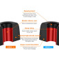 Remplacement Écouteurs Embouts, New bee Mousse Mémoire 12 pièces de Forme 4.5mm- 6.3mm pour Jaybird, Beats, Sony, Nexus, LG- S/M