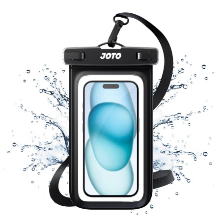 JOTO Pochette Étanche Smartphone Certifiée IPX8 iPhone 16/15/14/13/12/11 Plus Pro Max, Redmi Note 13/13 Pro 12 A3, Galaxy A15 A3