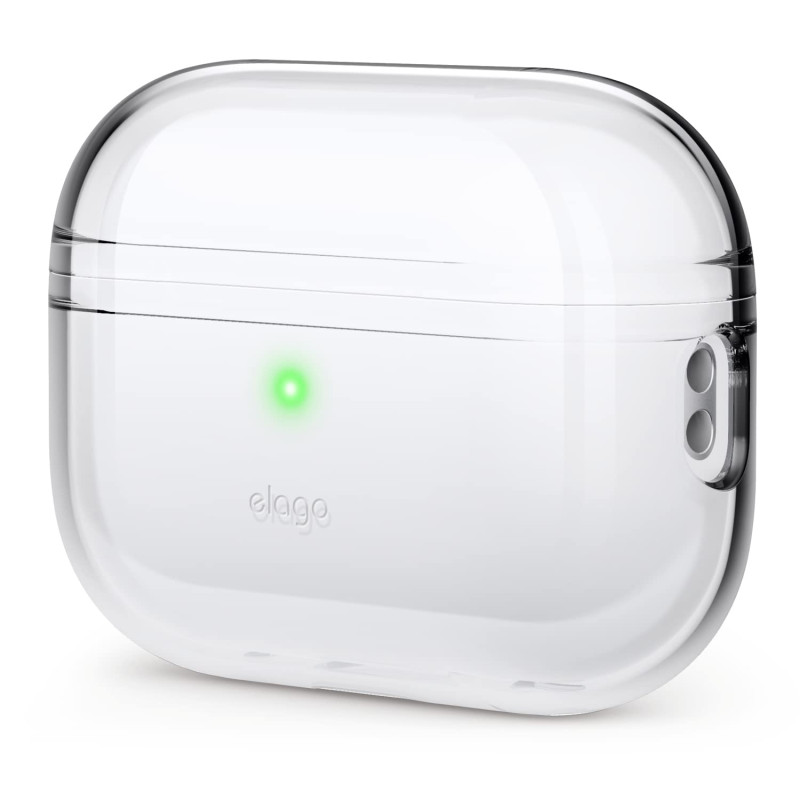 elago Coque Transparente Compatible avec Apple AirPods Pro 2ème Génération Étui - Housse de Protection, Antichoc, Ruban Gel Incl elago Coque Transparente Compatible avec Apple AirPods Pro 2ème Génération Étui - Housse de Protection, Antichoc, Ruban Gel Incl