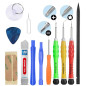MMOBIEL Kit Complet d'outils 13 en 1 compatible avec Réparation de Smartphones/Tablettes (iPhone iPad Samsung Motorola Huawei ..