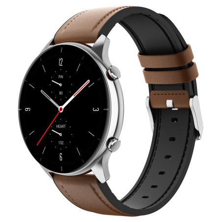 MoKo Bracelet Compatible avec Amazfit Bip 6/5/Balance 2/1/GTR 4/3/3 Pro/2/2e/GTR 47mm/Stratos 3/2/Cheetah Round/Pro, 22mm Bracel
