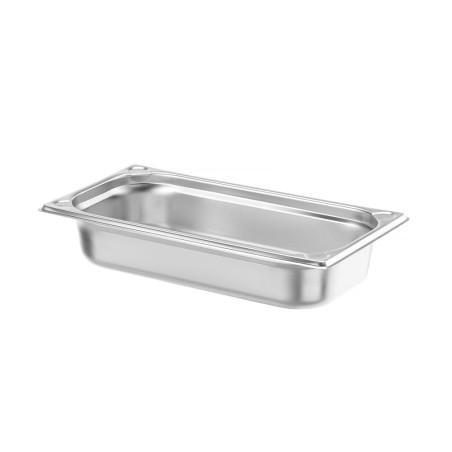 HENDI Bac Gastronorm GN 1/3, Kitchen Line, résistance thermique -40 °C à 250 °C, compatible four et bain-marie, 2,5L, 325x176x(H