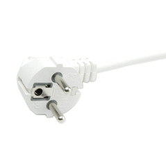VALUE Bâti de Prises 6X avec Interrupteur, Blanc, 10 m