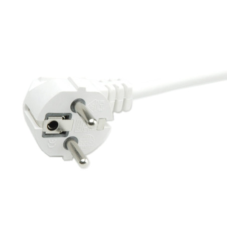 VALUE Bâti de Prises 6X avec Interrupteur, Blanc, 10 m
