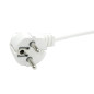 VALUE Bâti de Prises 6X avec Interrupteur, Blanc, 10 m
