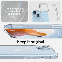 Spigen Ultra Hybrid Coque pour iPhone 14 [Anti-Jaunissement] - Transparent