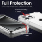 Melomon Coque pour iPhone 15 Pro Max (2023) 6,7",Housse Etui en Transparent Silicone TPU Souple [Bumper avec Coins Renforcés],Sh