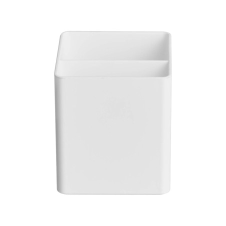 Amazon Basics Organiseur en plastique Pot à crayons Blanc