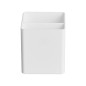 Amazon Basics Organiseur en plastique Pot à crayons Blanc Amazon Basics Organiseur en plastique Pot à crayons Blanc