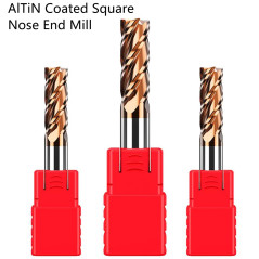 ASNOMY 1Pc forets à 4 cannelures tige droite End Mill Cutter - de 8 mm - HRC55 Fraise à Ensemble de droite carbure CNC pour perc