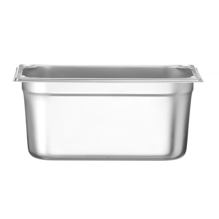 HENDI Bac Gastronorm GN 1/3, Kitchen Line, résistance thermique -40 °C à 250 °C, compatible four et bain-marie, 5,7L, 325x176x(H