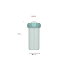 Mepal - Gourde Campus - Gobelet pour Boire - Gourde Étanche pour Enfants - Tasse pour Boire Réutilisable - Sans BPA et Lavable a