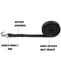LODD - 4 Sangles à Cliquet 6m Crochets Double J en INOX - Résistantes à la Corrosion - Polyester Renforcé (800 kg) et Valise de LODD - 4 Sangles à Cliquet 6m Crochets Double J en INOX - Résistantes à la Corrosion - Polyester Renforcé (800 kg) et Valise de