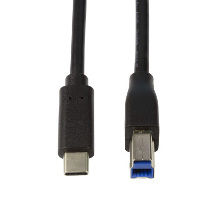 Câble de raccordement USB 3.2 (Gen1 x 1), USB (Type C) vers USB (Type B) Noir, 2 m
