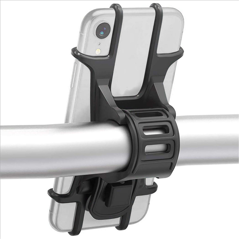 ISIYINER Support Téléphone Vélo Universel Silicone Porte-Téléphone de Vélo pour iPhone Samsung Huawei et 4.5-7.0 Pouces Smartpho