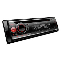 Pioneer DEH-S520BT Autoradio CD 1 DIN avec Bluetooth®, éclairage Multicolore, USB, Application Smart Sync et Compatible avec Les