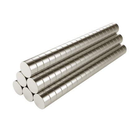 Magnetpro 120 pièces aimants 6 x 3 mm, Mini aimants pour Tableau magnétique, Tableau Blanc, Tableau Noir, Tableau d'affichage, r