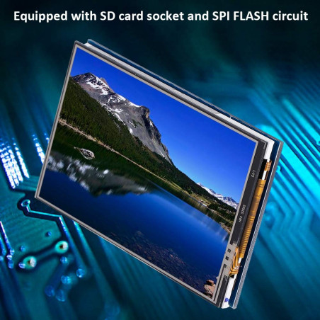 Module d'affichage - 3.5" écran TFT LCD Module 480x320 for Arduino UNO & MEGA 2560 Conseil (Couleur : 1*LCD Screen with Touch Pa