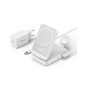 Anker MagGo Chargeur Induction iPhone 3 en 1 Magsafe 15W, Base de Recharge sans Fil Certification Qi2 Compatible avec MagSafe, p