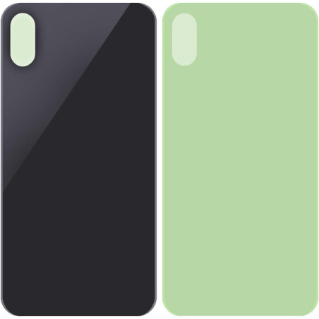 MMOBIEL Plaque Arrière Verre Compatible iPhone XS 5.8 Pouces (Gris Sidéral) avec Kit d'outils Inclus