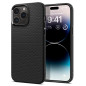 Spigen Coque pour iPhone 14 Pro, Liquid Air, [Surface Antidérapante] 6,1 Pouces - Noir Mat