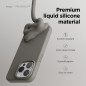 elago Coque Silicone Liquide Compatible avec iPhone 15 Pro, Qualité Supérieure, Coque Protection Intégrale [Structure Antichoc 4