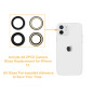 Cemobile Lentille de rechange en verre saphir arrière pour appareil photo compatible avec iPhone 12 et iPhone 12 Mini avec adhés Cemobile Lentille de rechange en verre saphir arrière pour appareil photo compatible avec iPhone 12 et iPhone 12 Mini avec adhés
