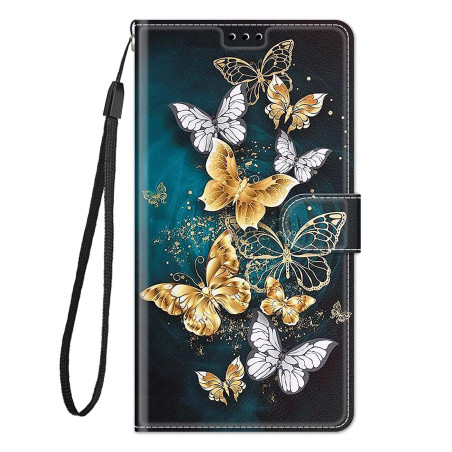 Guxira Coque Cuir pour iPhone XR Étui à Rabat Motif Dessin pour Filles Femmes, Portefeuille Housse avec Case 360 Degrés Silicone