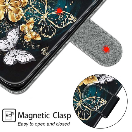Guxira Coque Cuir pour iPhone XR Étui à Rabat Motif Dessin pour Filles Femmes, Portefeuille Housse avec Case 360 Degrés Silicone