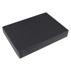 HMF 1458-70 Mousse prédécoupée, cube de mousse, 345 x 275 mm, garniture de valise, Tabletop, hauteur: 70 mm