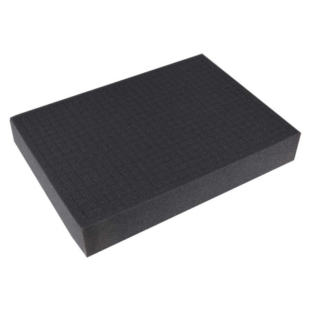 HMF 1458-70 Mousse prédécoupée, cube de mousse, 345 x 275 mm, garniture de valise, Tabletop, hauteur: 70 mm