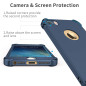 ORETECH Coque Compatible avec iPhone Se 2016 5 5S, avec 2 x Protecteur D'écran en Verre Trempé Housse Hybride Robuste 2 en 1 Ant ORETECH Coque Compatible avec iPhone Se 2016 5 5S, avec 2 x Protecteur D'écran en Verre Trempé Housse Hybride Robuste 2 en 1 Ant