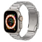MoKo Bracelet en Titane Compatible avec Apple Watch Ultra 3/2/1 Strap 49mm 46mm 45mm 44mm 42mm,Bracelet en Métal avec Boucle Dép MoKo Bracelet en Titane Compatible avec Apple Watch Ultra 3/2/1 Strap 49mm 46mm 45mm 44mm 42mm,Bracelet en Métal avec Boucle Dép