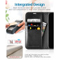OCASE Etui Coque iPhone 13 Mini, Antichoc TPU Housse iPhone 13 Mini Cuir PU Portefeuille Etui [RFID Blocage] [Béquille] [Fentes 