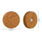 Aimants de réfrigérateur en Bois, Aimants décoratifs, Aimants de Bureau, Aimants Ronds pour réfrigérateur. Grand Format Marron Aimants de réfrigérateur en Bois, Aimants décoratifs, Aimants de Bureau, Aimants Ronds pour réfrigérateur. Grand Format Marron