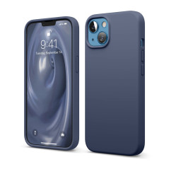 elago Coque Silicone Liquide Compatible avec iPhone 13 (6.1”), Case en Silicone Premium, Étui Protection Complète - Cover Antich